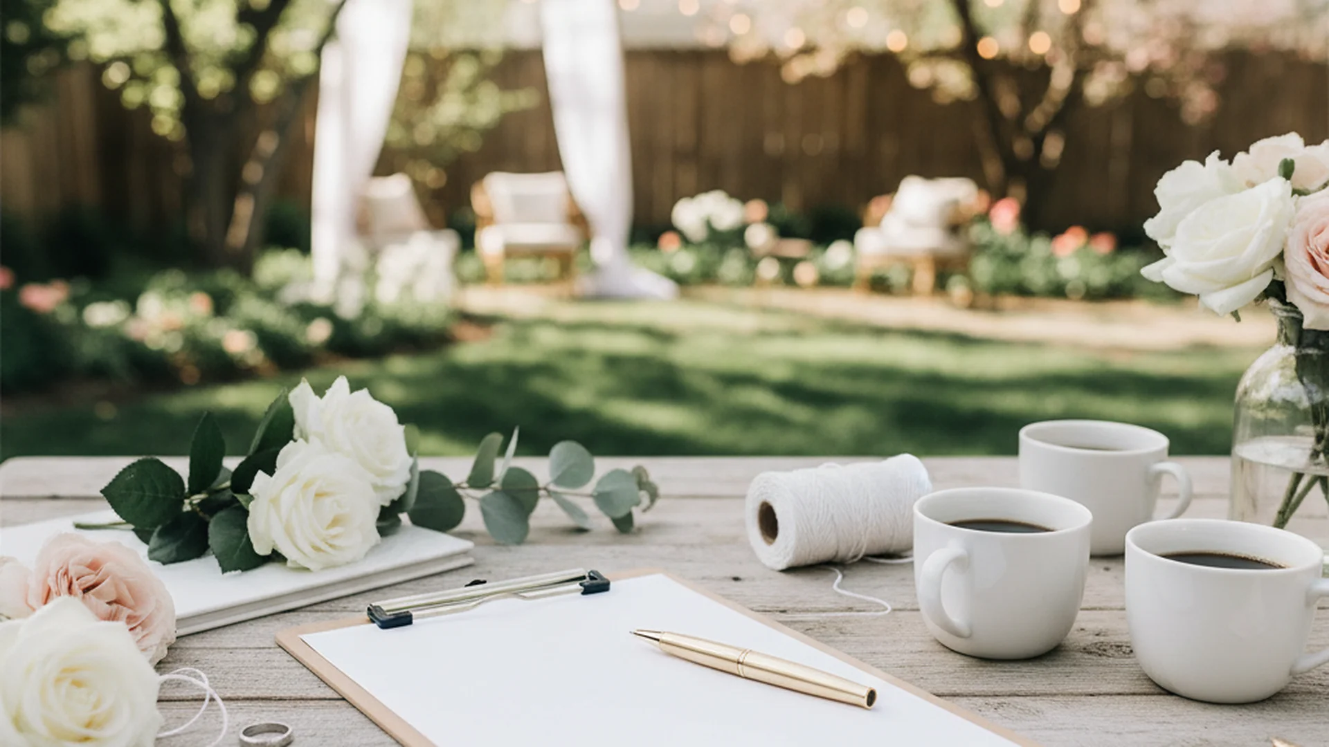 The Ultimate Backyard Wedding Checklist: Planning Your 2025-2026 Home Celebration