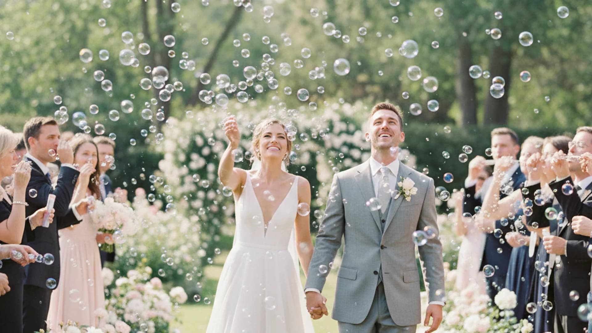 The Ultimate Guide to a Bubble Wedding Exit: Trends for 2025 & 2026