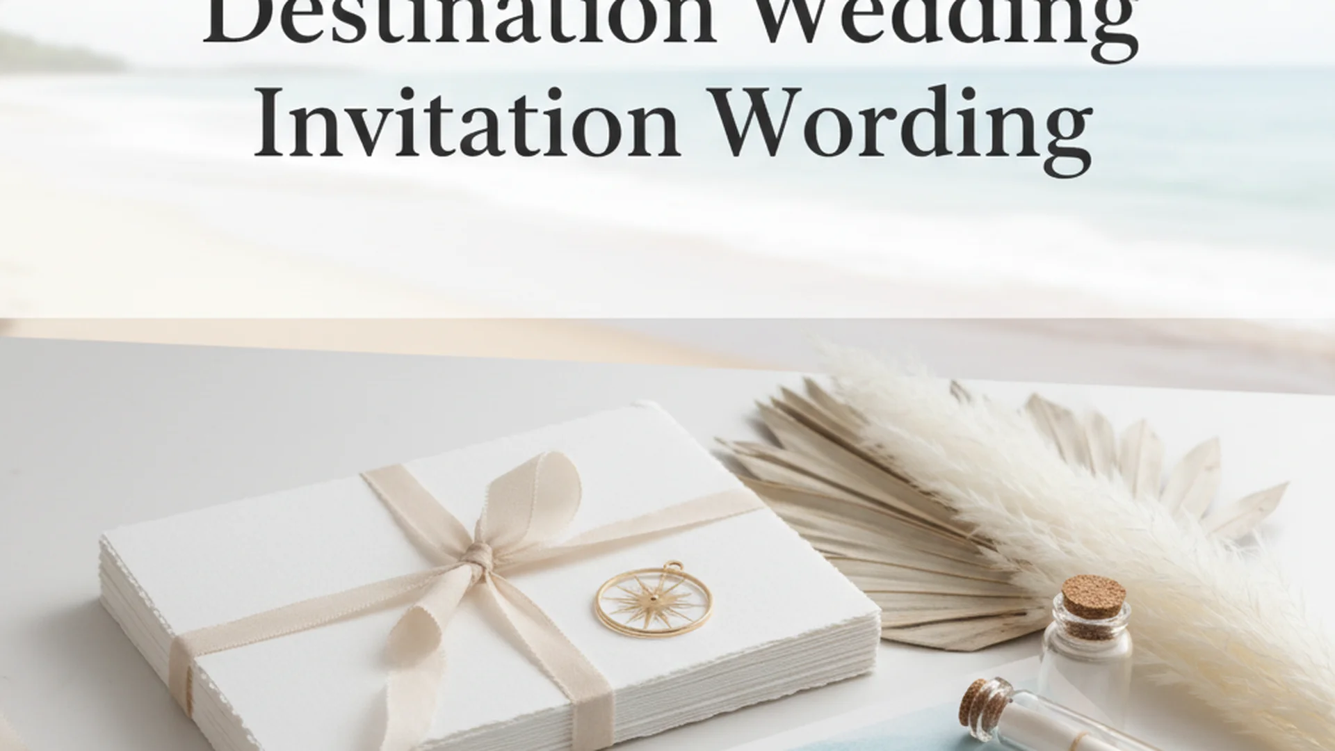 Mastering Destination Wedding Invitation Wording: 2025 Guide